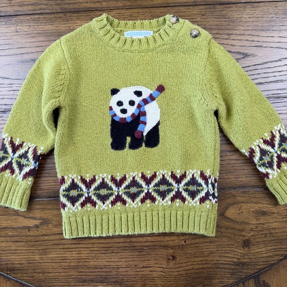 Janie and Jack Other - Janie and Jack Knit Sweater Panda